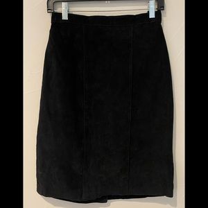 Black Leather Skirt #3  Size M 10